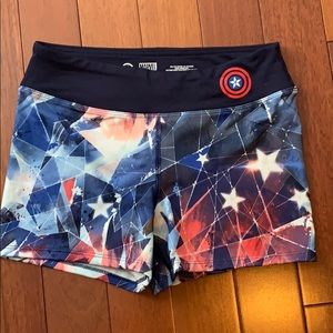 Marvel Captain America Active Shorts
